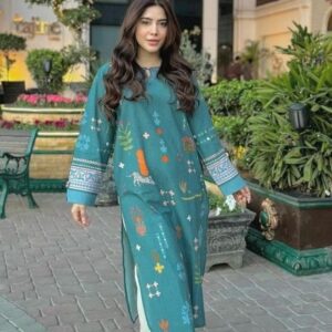 Floral Straight-Cut Kurti
