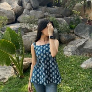 Designer Neck Short Kurti